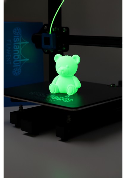 Istanbul Filament 3D Baskı Pla Glow In The Dark (Karanlıkta Parlayan) 500 gr Ø 1,75MM ± 0,05 mm fırsatları
