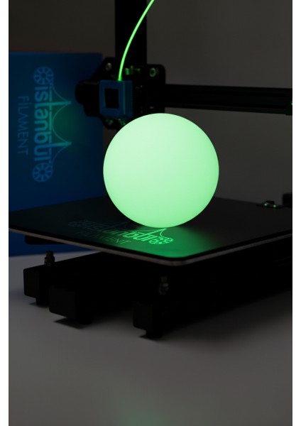 Istanbul Filament 3D Baskı Pla Glow In The Dark (Karanlıkta Parlayan) 500 gr Ø 1,75MM ± 0,05 mm indirimleri