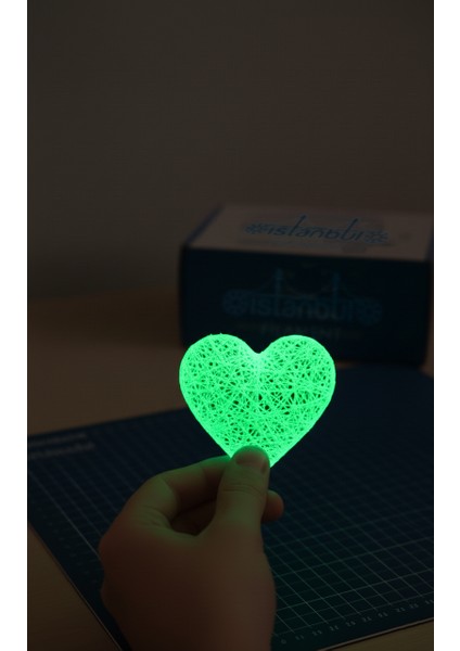 Istanbul Filament 3D Baskı Pla Glow In The Dark (Karanlıkta Parlayan) 500 gr Ø 1,75MM ± 0,05 mm