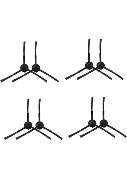 Xclea H30 Için 8 Adet Yan Fırça Hepa Filtre Yedek Aksesuarları (Yurt Dışından)