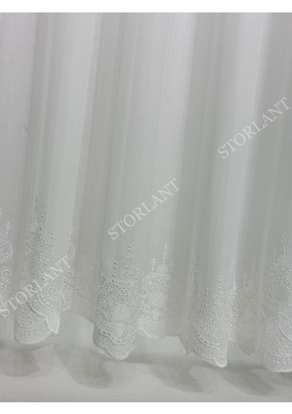 Ahenk Etek Bambu Tül Perde | Ağır Gramajlı, 1/3 Sık Pileli, Ütü Gerektirmez modelleri