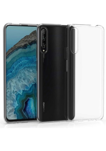 Huawei P Smart Pro / Y9S Kılıf Lüx Şeffaf Silikon (K95) fiyatları