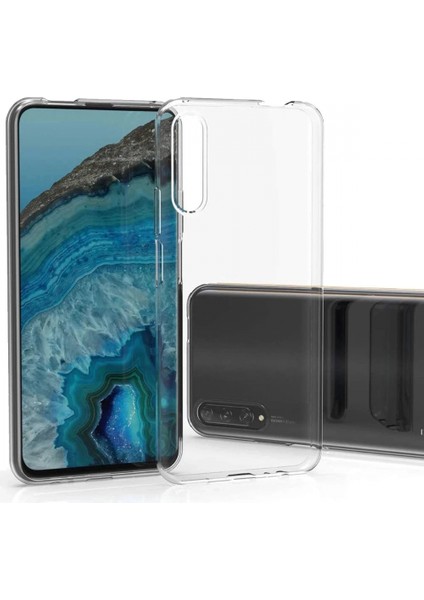 Huawei P Smart Pro / Y9S Kılıf Lüx Şeffaf Silikon (K95) modelleri