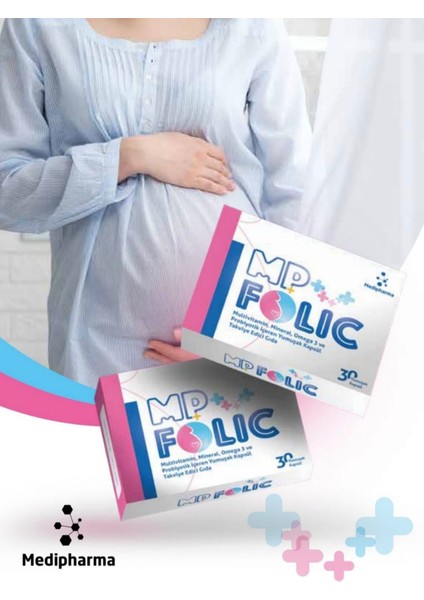 Mp Folic 30 Tablet Multivitamin, Mineral, Omega-3 ve Probiyotik Içeren Takviye Edici Gıda modelleri