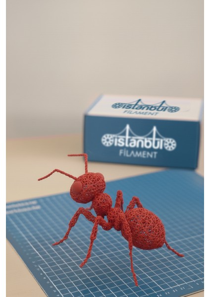 Istanbul Filament 3D Baskı Pla Filament Kırmızı 1 kg Ø 1,75MM ± 0,05 mm Bambu Lab Uyumlu