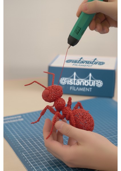 Istanbul Filament 3D Baskı Pla Filament Kırmızı 1 kg Ø 1,75MM ± 0,05 mm Bambu Lab Uyumlu