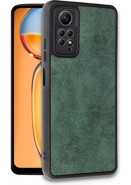 Xiaomi Redmi Note 12 Pro 4g Kılıf Aras Deri Kapak - Koyu Yeşil (K95) fiyatları