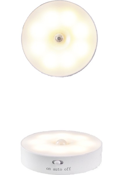 8.8cm Kablosuz Insan Vücudu Indüksiyon LED Şarj Manyetik Gece Lambası Akıllı Otomatik Başucu Gardırop Dolap Işığı Ev Gece Lambası (Yurt Dışından) fiyatları