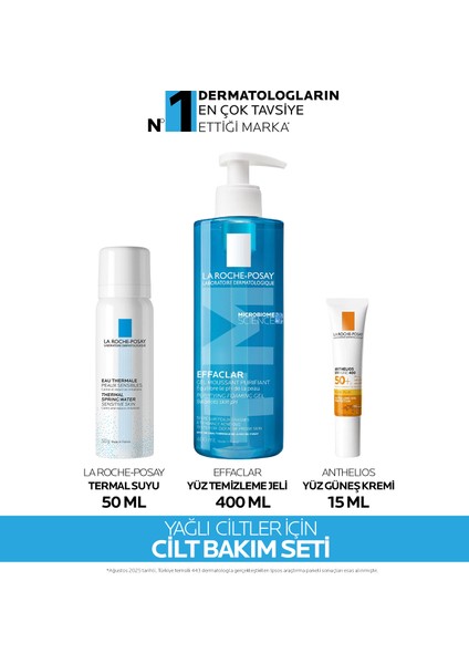 Yağlı Ciltler Için Effaclar Cilt Bakım Seti