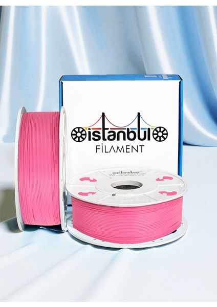 Istanbul Filament 3D Baskı Pla+ Filament Pembe 1 kg Ø 1,75MM ± 0,05 mm Bambu Lab Uyumlu