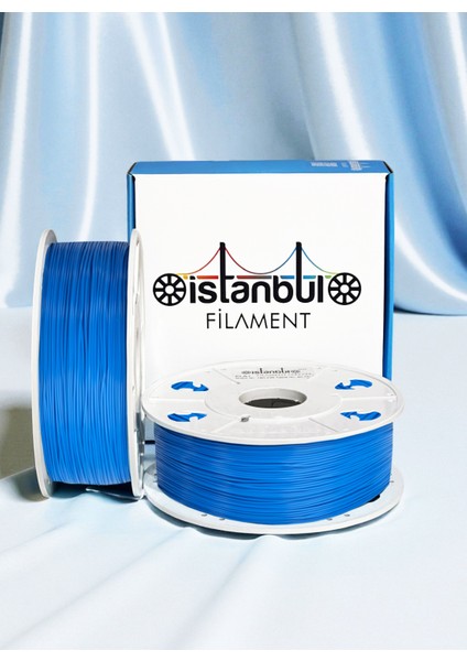 Istanbul Filament 3D Baskı Pla Filament Mavi 1 kg Ø 1,75MM ± 0,05 mm Bambu Lab Uyumlu