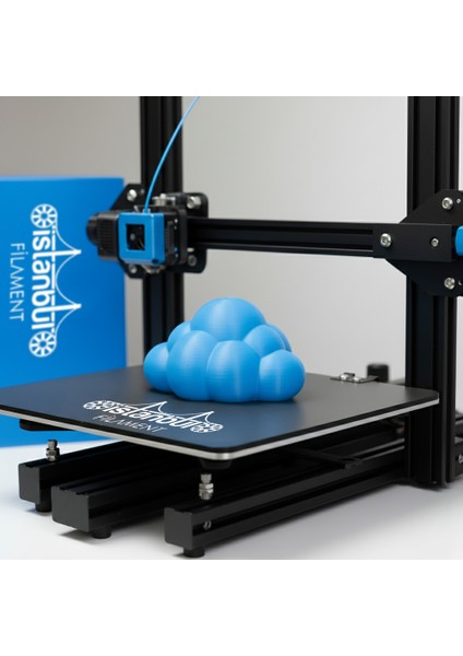 Istanbul Filament 3D Baskı Pla Filament Mavi 1 kg Ø 1,75MM ± 0,05 mm Bambu Lab Uyumlu modelleri