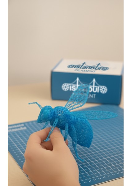 Istanbul Filament 3D Baskı Pla Filament Mavi 1 kg Ø 1,75MM ± 0,05 mm Bambu Lab Uyumlu