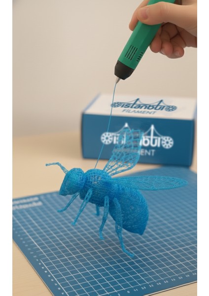 Istanbul Filament 3D Baskı Pla Filament Mavi 1 kg Ø 1,75MM ± 0,05 mm Bambu Lab Uyumlu