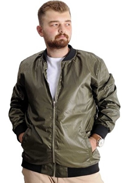 Erkek Kolej Mont Fermuarlı Haki Renk 2022 Sonbahar-Kış Modelleri İçin indirimleri