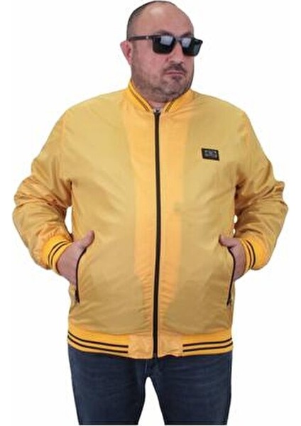 Büyük Beden Pilot Mont Hardal Renk Erkekler İçin %100 Polyester indirimleri