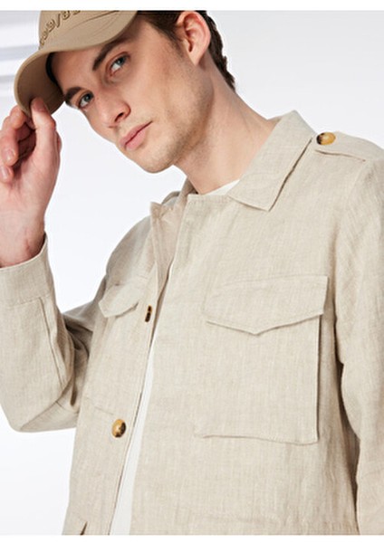 Bej Erkek Mont F4SM-MNT 0375 Şık Tasarım ve Rahat Kullanım için İdeal