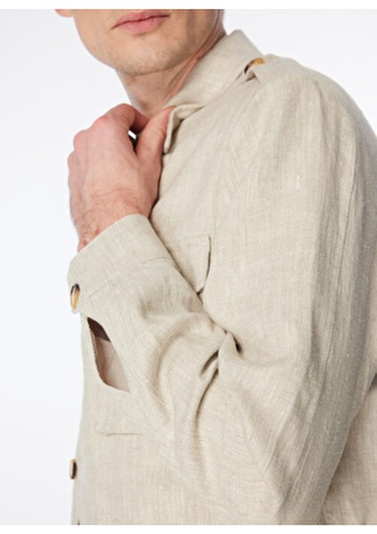 Bej Erkek Mont F4SM-MNT 0375 Şık Tasarım ve Rahat Kullanım için İdeal