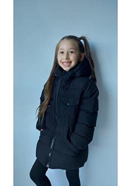 Çocuk Su İtici Rüzgar Geçirmez Peluş İçi Şişme Mont Unisex Midi Uzun Kol indirimleri