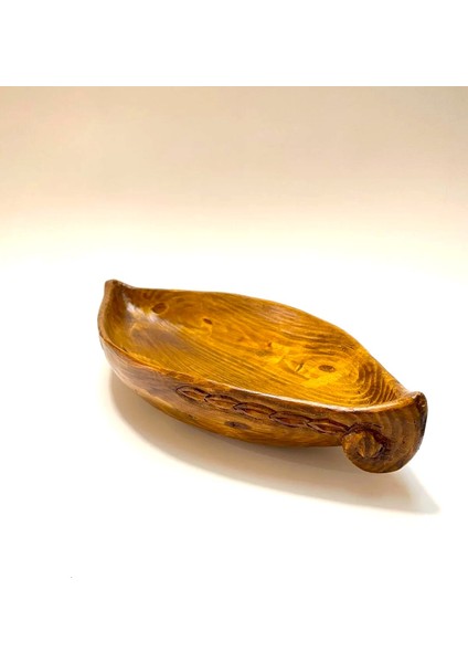 Ahşap Kayık Tabak / Gemi Model / Kahverengi Renk 40 * 15 cm fiyatları