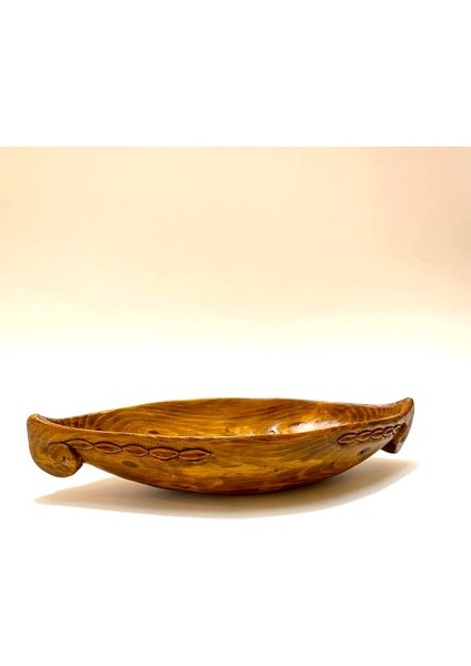 Ahşap Kayık Tabak / Gemi Model / Kahverengi Renk 40 * 15 cm indirimleri