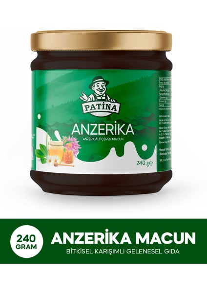 Anzerika - Anzer Balı, Keçiboynuzu Pekmezi, Meyan Kökü Içeren Bitkisel Karışımlı Geleneksel Gıda