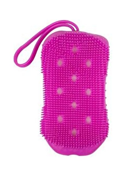 Silikon Vücut Temizleme Fırçası Pratik Kullanım İçin Pembe Renk 03