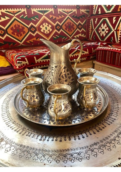 Bakır Işlemeli Bakır Maşrapa