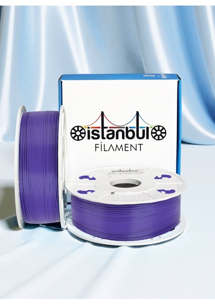 Istanbul Filament 3D Baskı Pla Filament Mor 1 kg Ø 1,75MM ± 0,05 mm Bambu Lab Uyumlu