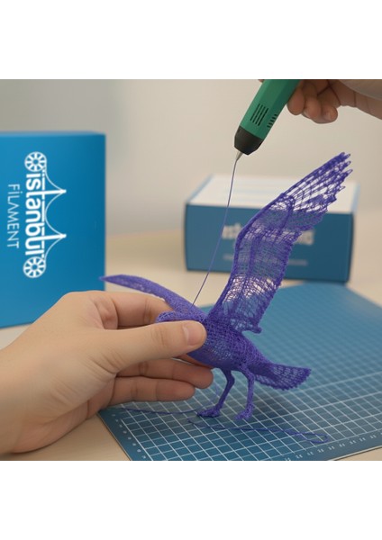 Istanbul Filament 3D Baskı Pla Filament Mor 1 kg Ø 1,75MM ± 0,05 mm Bambu Lab Uyumlu