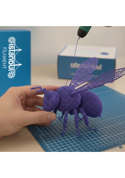 Istanbul Filament 3D Baskı Pla Filament Mor 1 kg Ø 1,75MM ± 0,05 mm Bambu Lab Uyumlu