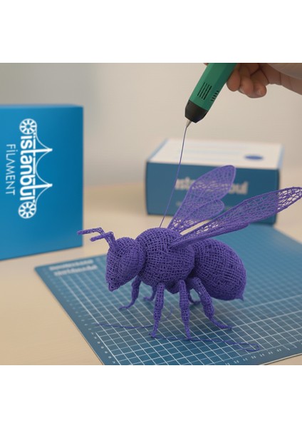 Istanbul Filament 3D Baskı Pla Filament Mor 1 kg Ø 1,75MM ± 0,05 mm Bambu Lab Uyumlu