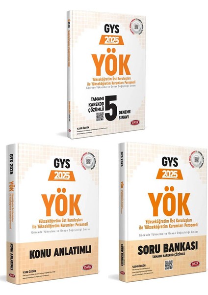 2025 Gys Yök Görevde Yükselme ve Unvan Değişikliği Sınavına Hazırlık Seti Konu Soru Deneme