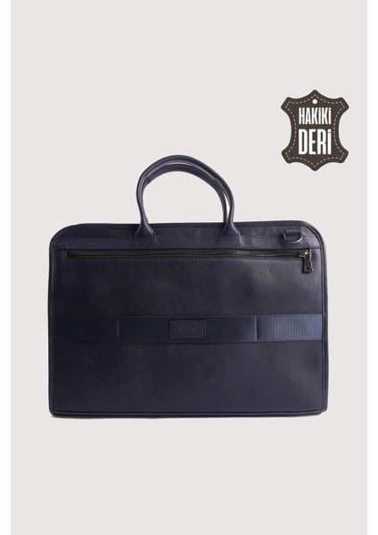 Hakiki Deri Erkek Evrak Çantası Lacivert SMR063 modelleri