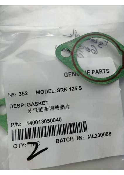 SRK125S Egzantrik Gergi Contası fiyatları