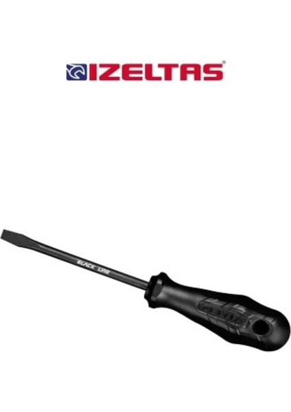 Izeltaş Black Line Düz Uçlu Tornavida 6*100