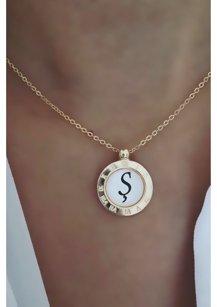 Ince Zincirli Harf Kolye Ş Harfi