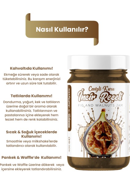 Cevizli Kuru İncir Reçeli 400 g modelleri
