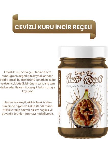 Cevizli Kuru İncir Reçeli 400 g fırsatları