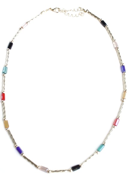 Renkli Taşlı Kolye