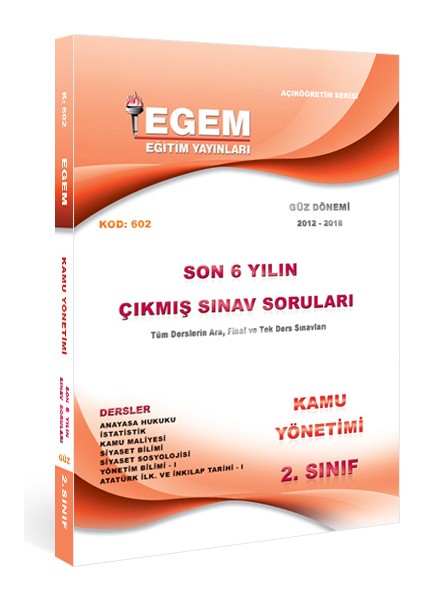 Aöf 2. Sınıf Siyaset Bilimi ve Kamu Yönetimi Güz Dönemi Çıkmış Sınav Soruları ( 2011-2017 )