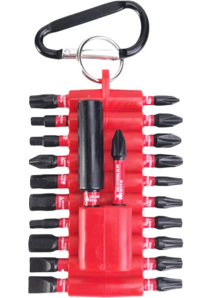 22 Adet Darbeli Tornavida Uçları Anahtar Seti Kaymaz Çok Amaçlı Sürücü Taşınabilir (Yurt Dışından)