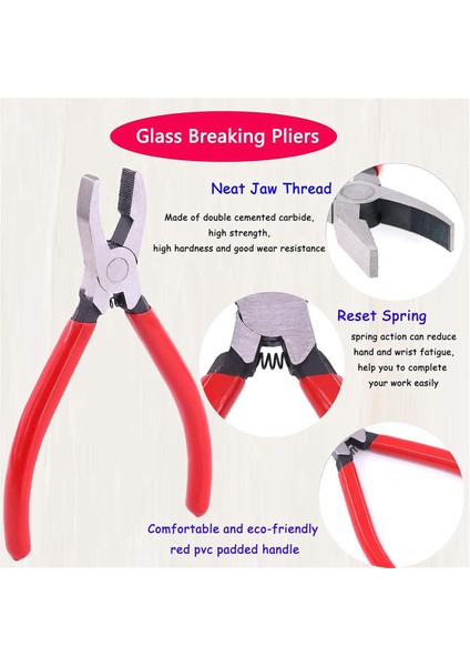 Adet Cam Kesme Alet Seti Cam Çalıştırma Pensesi (Yurt Dışından) fiyatları