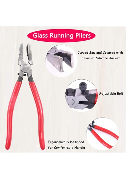 Adet Cam Kesme Alet Seti Cam Çalıştırma Pensesi (Yurt Dışından) fırsatları