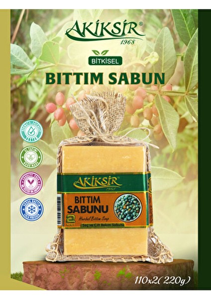 Bıttım Sabunu Doğal İçeriklerle Saç ve Cilt Bakımı İçin 110 g Çiftli Avantajlı Paket modelleri