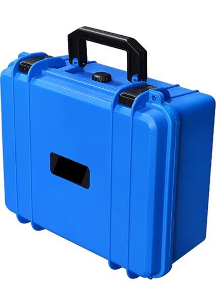 Taşınabilir Bavul Kalınlaştırılmış Plastik Sert Kılıf Süngerli Mavi (Yurt Dışından)