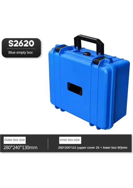 Taşınabilir Bavul Kalınlaştırılmış Plastik Sert Kılıf Süngerli Mavi (Yurt Dışından) fiyatları