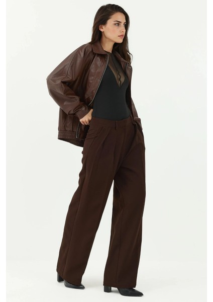 Kadın Yakası Transparan Detaylı Slim Fit Yuvarlak Yaka Örme Body Siyah