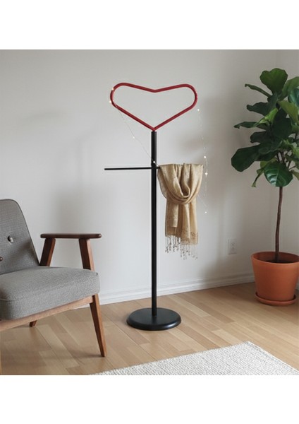 Rosaline Metal Kalp Figürlü Dilsiz Uşak - 45X115 cm | Elektrostatik Fırın Boyalı fiyatları