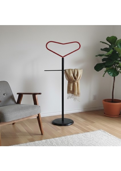 Rosaline Metal Kalp Figürlü Dilsiz Uşak - 45X115 cm | Elektrostatik Fırın Boyalı indirimleri